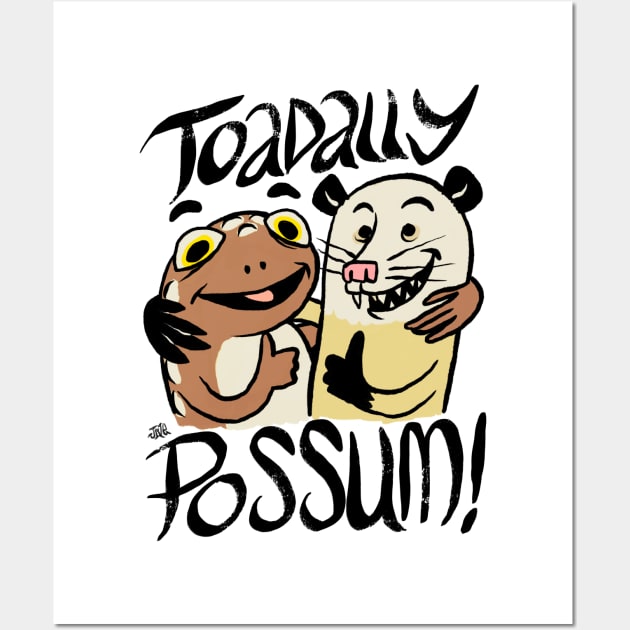 Toadally Possum! Wall Art by JIVe